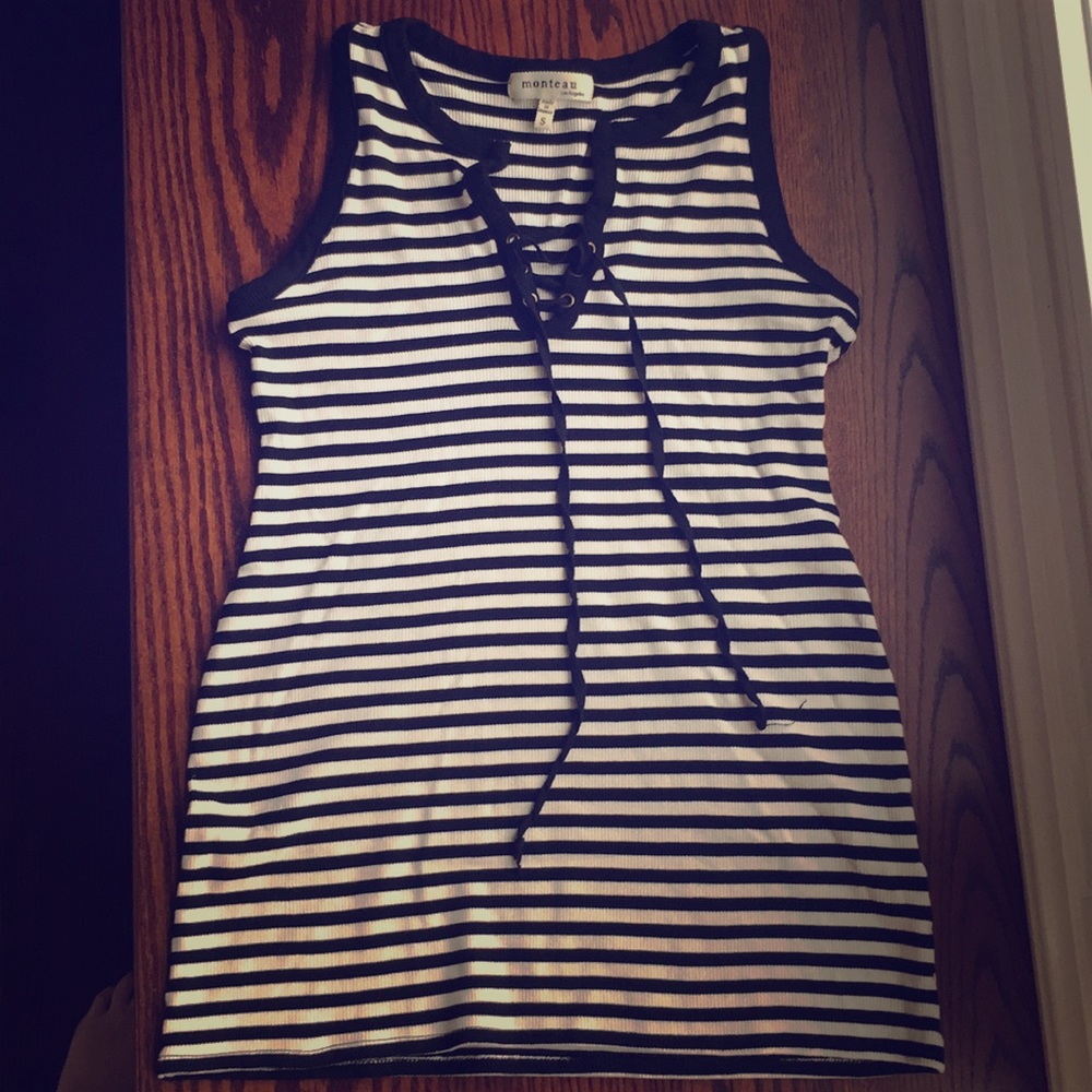 Black and White stripped shirt